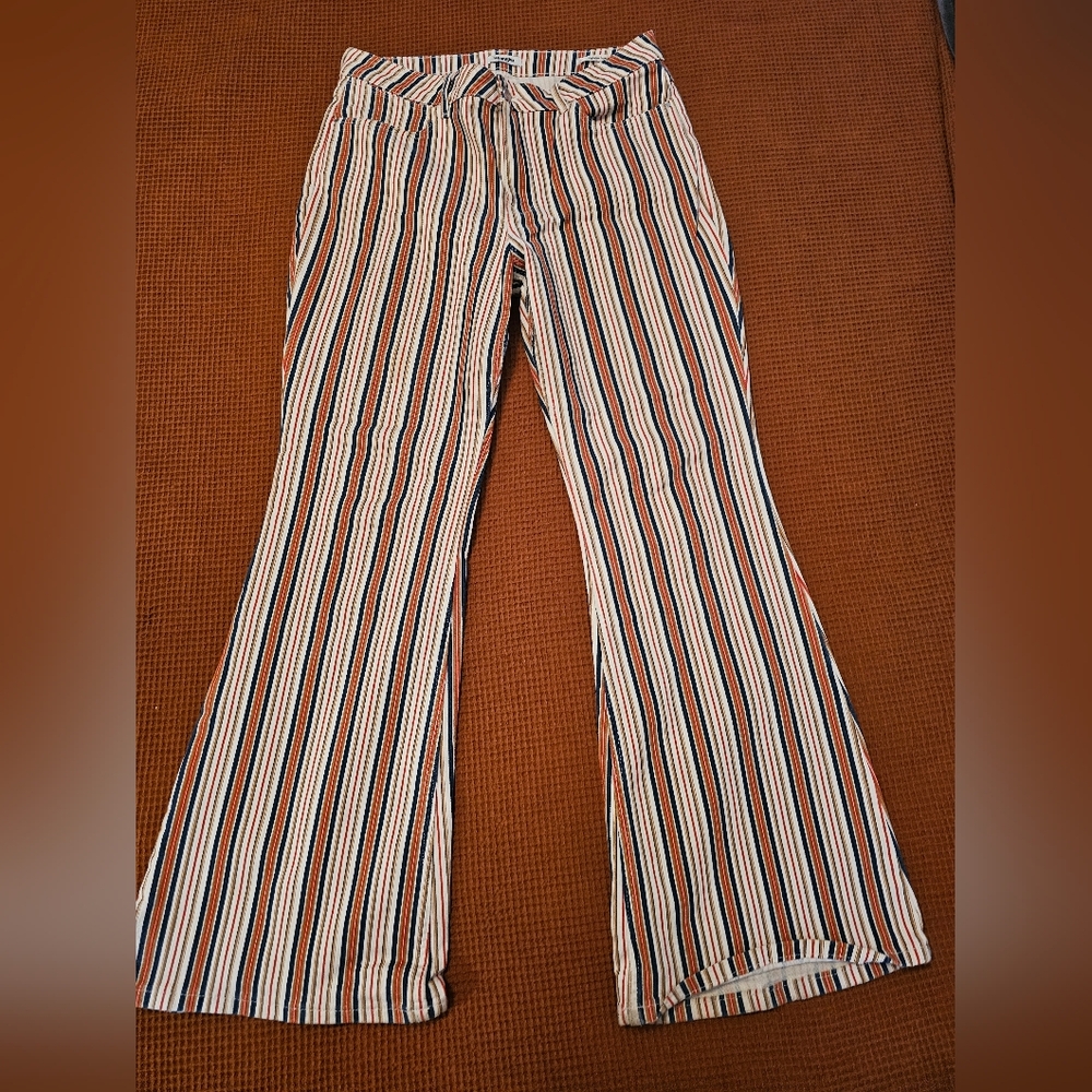 Wrangler Striped Flared Pants